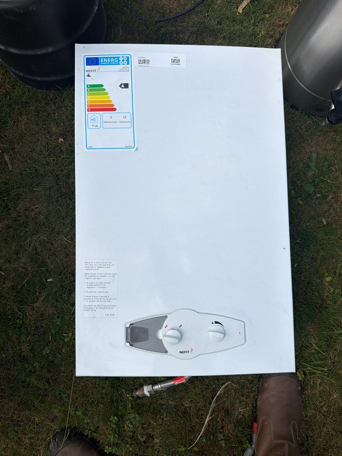 Nefit CV geiser - Energiezuinig en Betrouwbaar, Ophalen of Verzenden, Gebruikt