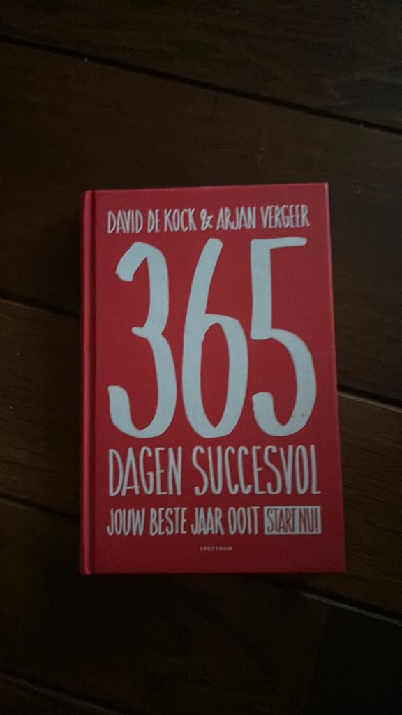 Arjan Vergeer - 365 dagen succesvol, Ophalen of Verzenden, Nieuw, Arjan Vergeer; David de Kock