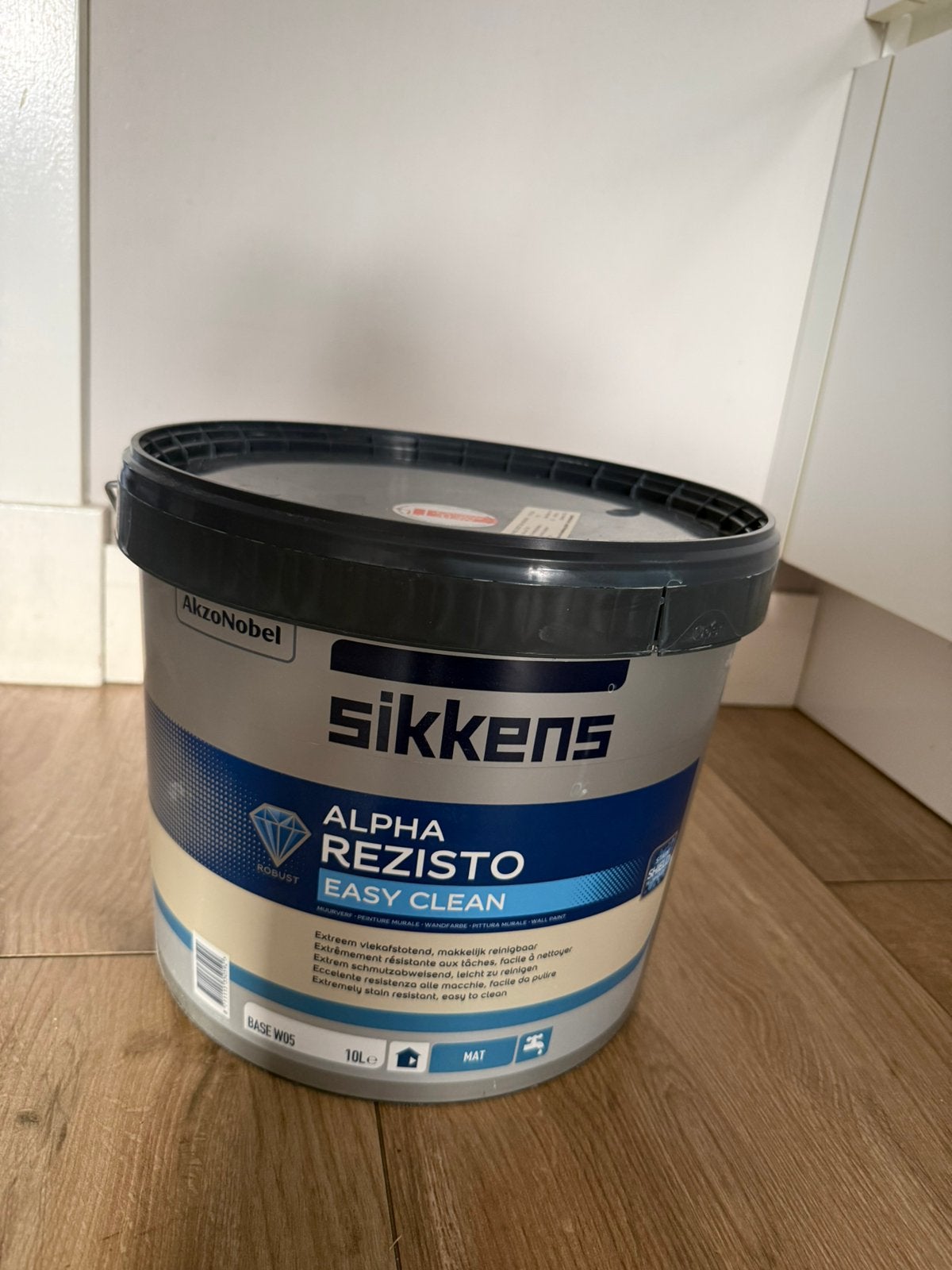 Sikkens Alpha Rezisto Easy Clean 10L – Lotus Lush LAB Paint, Ophalen, Nieuw, Overige kleuren, Verf