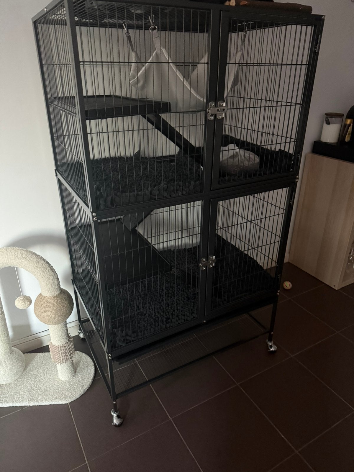 Fretten/ratten kooi te koop, Ophalen, Kooi, Nieuw, 90 cm of meer