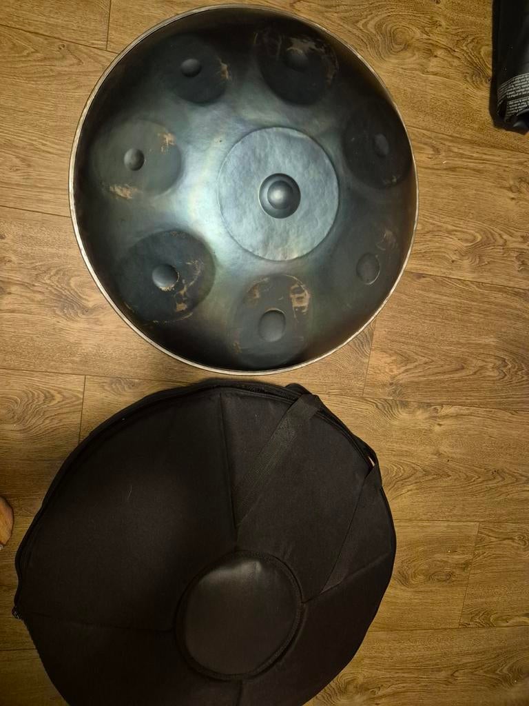 Handpan te koop, bieden vanaf 175, Muziek en Instrumenten, Percussie, Ophalen, Zo goed als nieuw, Melodische percussie