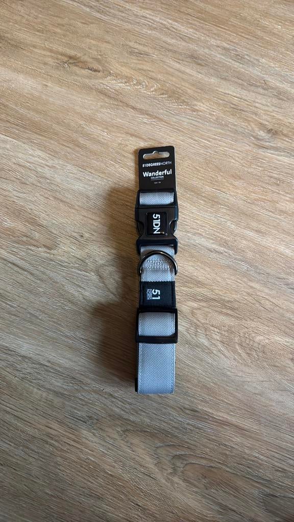 Halsband grijs 39-65 cm nieuw, Ophalen of Verzenden, Nieuw