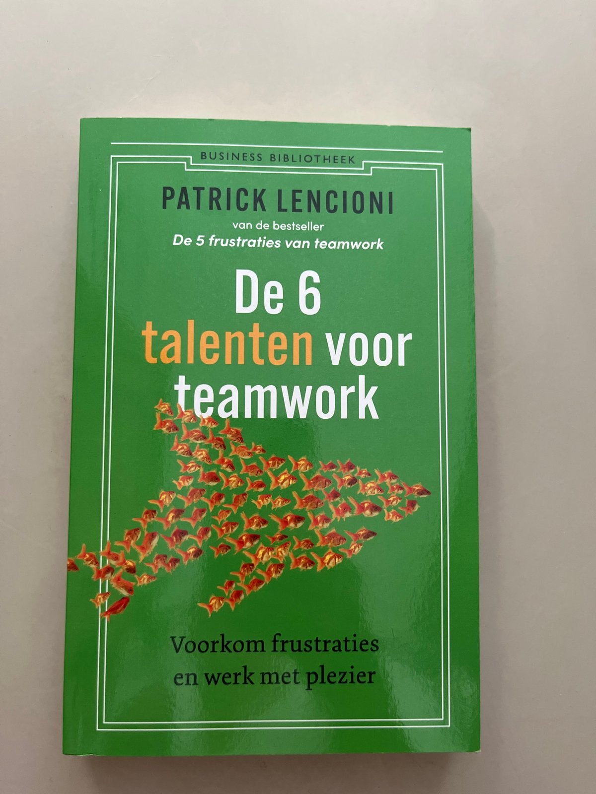 De 6 talenten voor teamwork - Patrick Lencioni, Ophalen, Nieuw, Management
