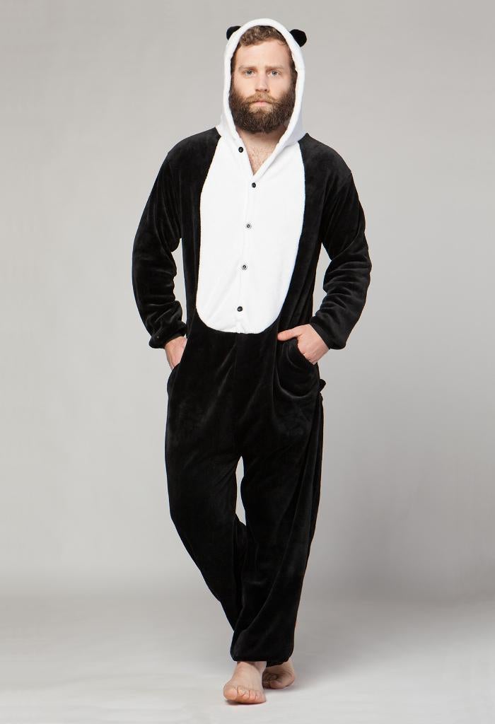 Kung Fu Panda Onesie XS S 152-158 Pak Kostuum Zwart Wit, Carnaval, Nieuw, Ophalen of Verzenden, Kleding