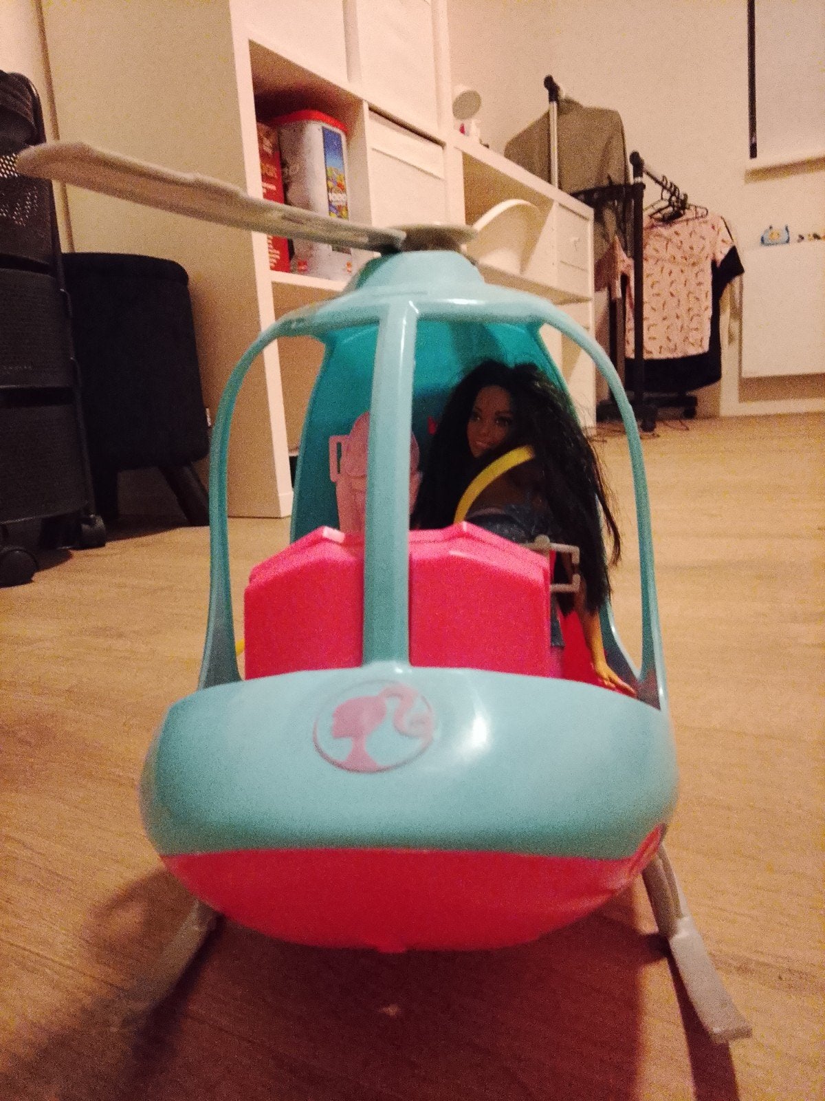 Barbie Helikopter met Barbiepop, Kinderen en Baby's, Ophalen, Gebruikt, Barbie