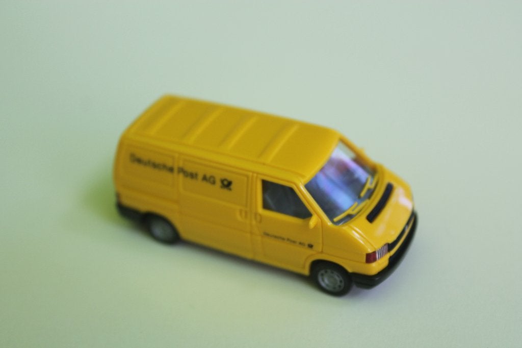 Wiking VW T4 Duitse post, Ophalen of Verzenden, Zo goed als nieuw, Auto, Wiking
