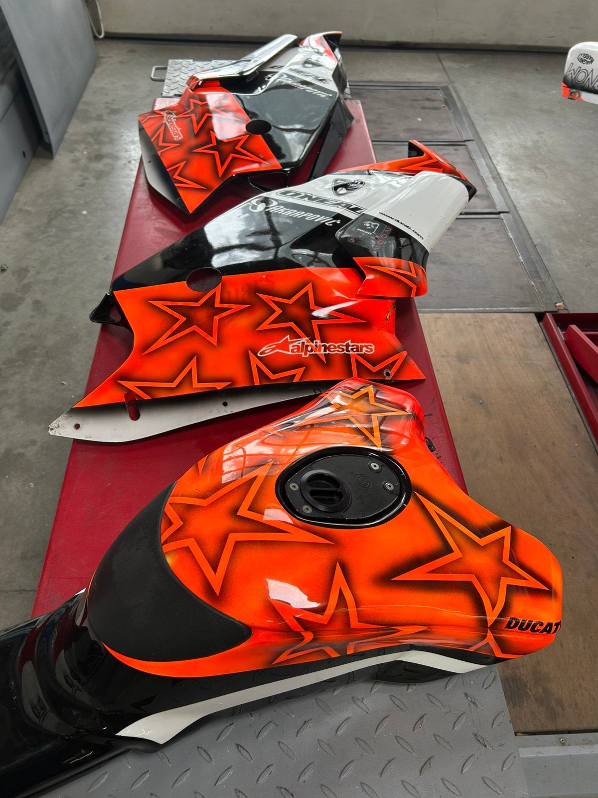 Ducati 749/999 racekuipset, Ophalen of Verzenden, Gebruikt