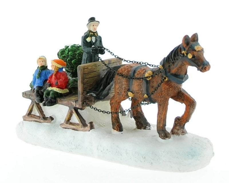 Lemax - Typisch Holland - Paard met slee, Ophalen of Verzenden, Zo goed als nieuw