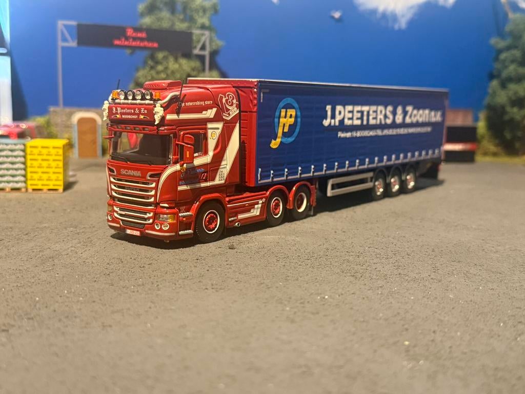 Tekno peeters, Hobby en Vrije tijd, Modelauto's | 1:50, Tekno, Zo goed als nieuw, Tekno, Bus of Vrachtwagen