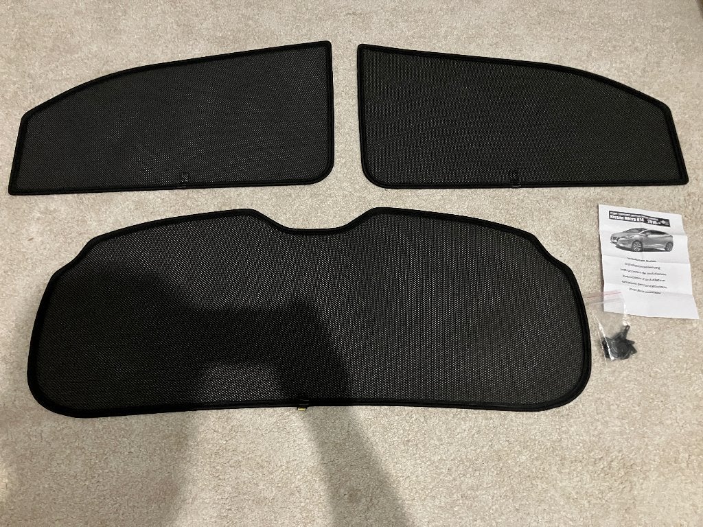 Nissan Micra (K14) maatwerk zonwering, Auto diversen, Auto-accessoires, Ophalen, Zo goed als nieuw
