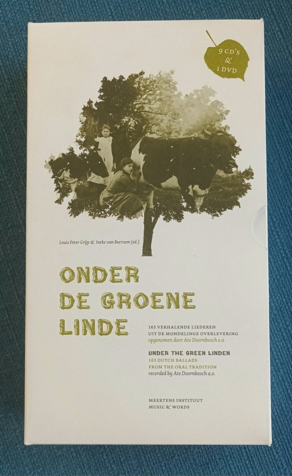 Onder de groene Linde 9cd + dvd Ate Doornbos Meertens, Ophalen of Verzenden, Zo goed als nieuw, Streekmuziek