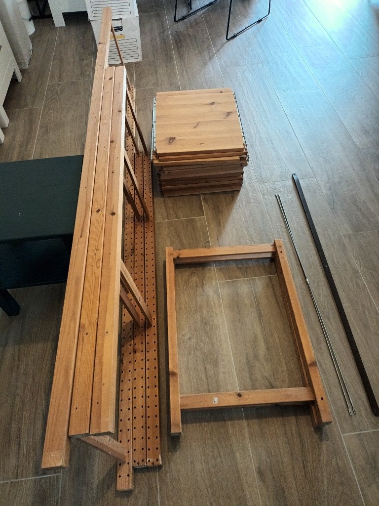 Stellingkast hout Ikea Ivar, Ophalen, Gebruikt