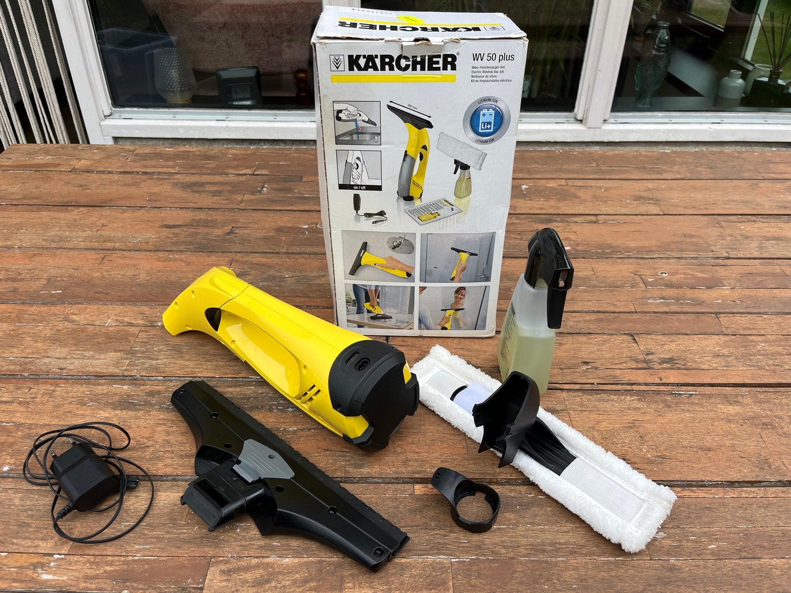 Kärcher WV 50 Plus Raamwisser - Compleet en Functioneel, Ophalen of Verzenden, Raamwisser of Trekker