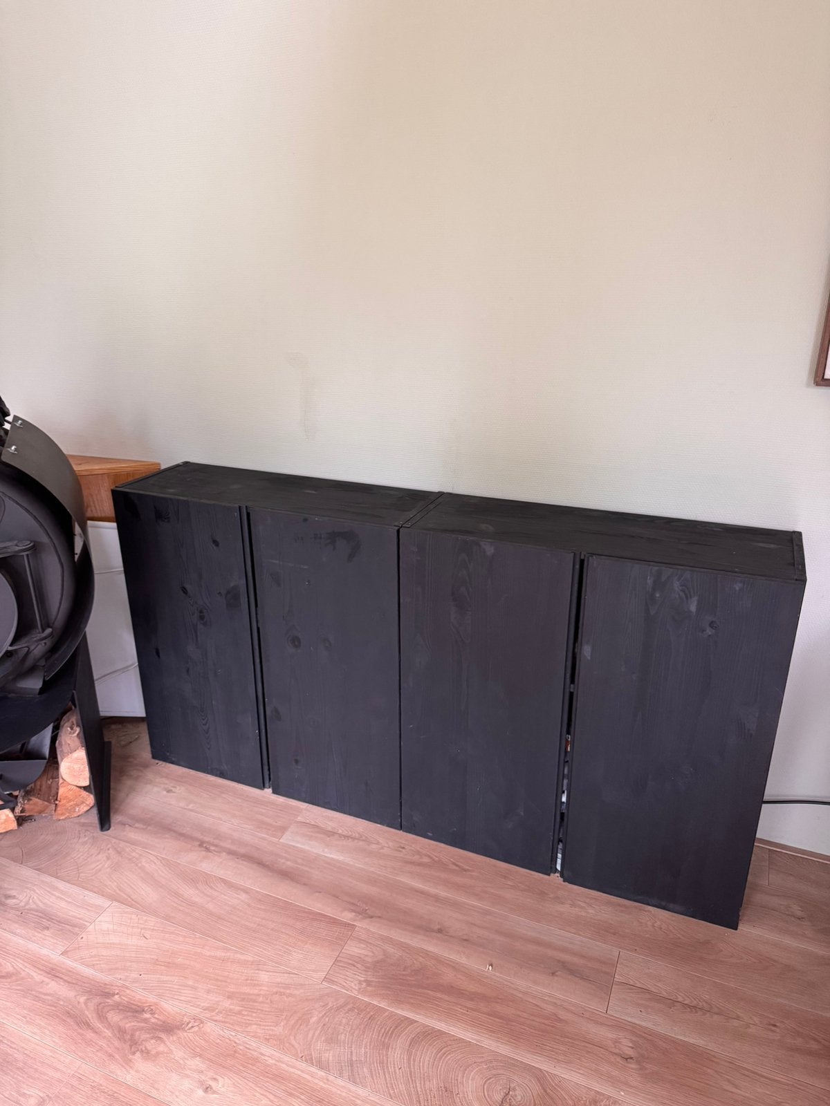IKEA Ivar kasten zwart gebeitst (2 stuks), Ophalen
