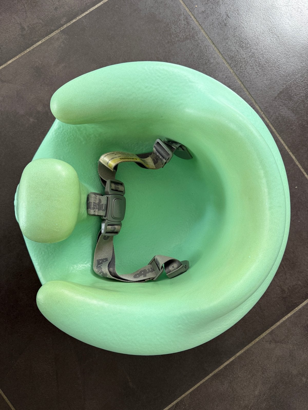 Bumbo Babyzitje - Groen met Gordel, Ophalen, Gebruikt, Overige typen, Gordel(s)