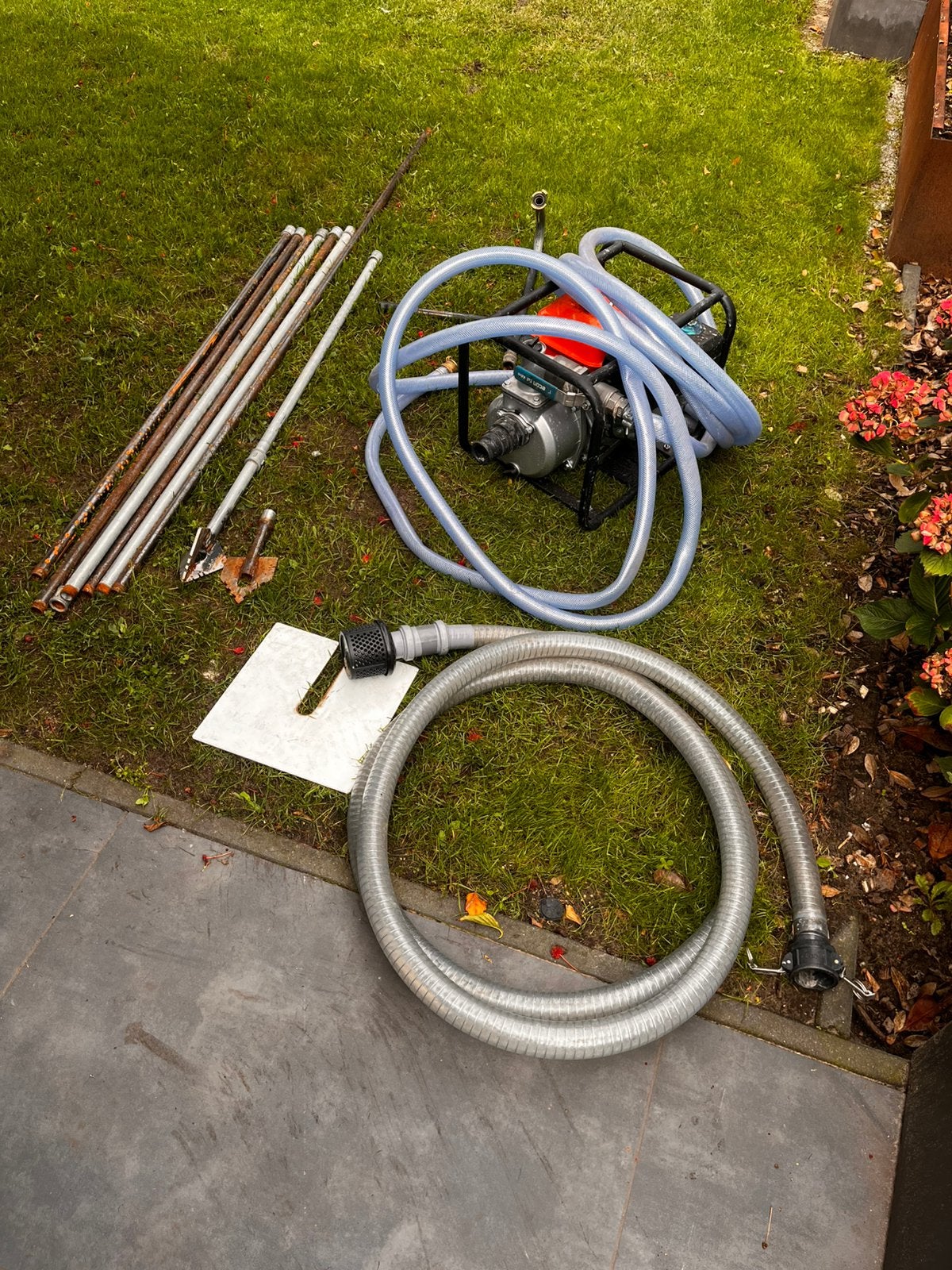 Grondwater boor compleet putboor, Ophalen, Zo goed als nieuw