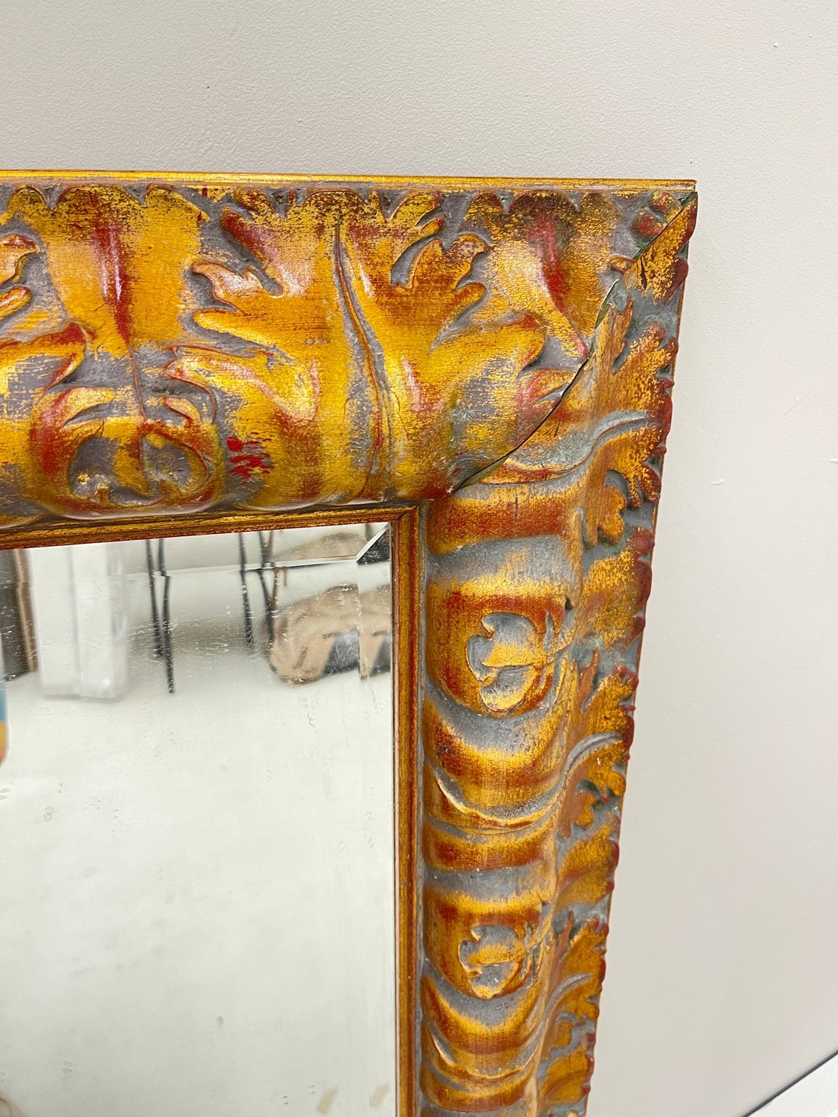 Heedendaagse Baroc stijl spiegel te koop, Ophalen, 100 tot 150 cm, Zo goed als nieuw, X