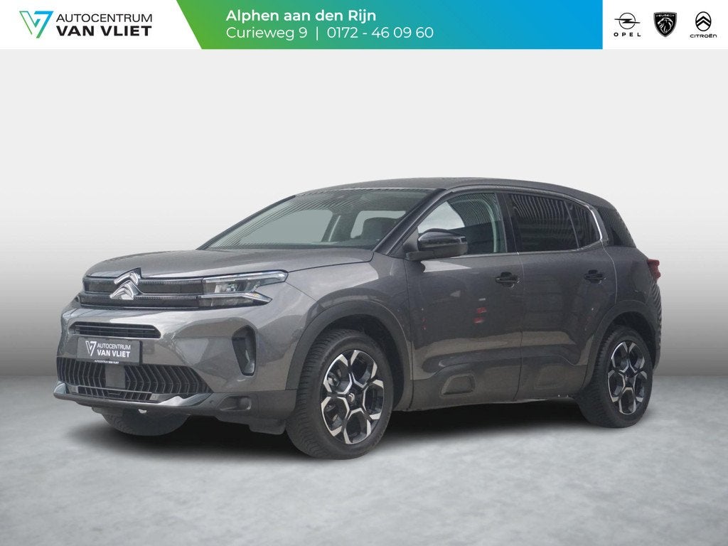 Citroen C5 Aircross 1.2 Hybrid 136 Plus 180 Camera, Auto's, Citroën, Euro 6, 1199 cc, C5 Aircross, Leder en Stof
