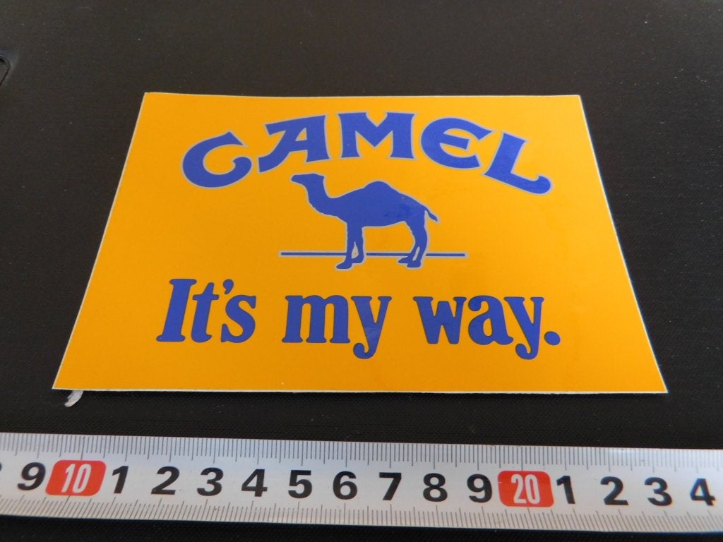 sticker tabak CAMEL it's my way, Ophalen, Zo goed als nieuw