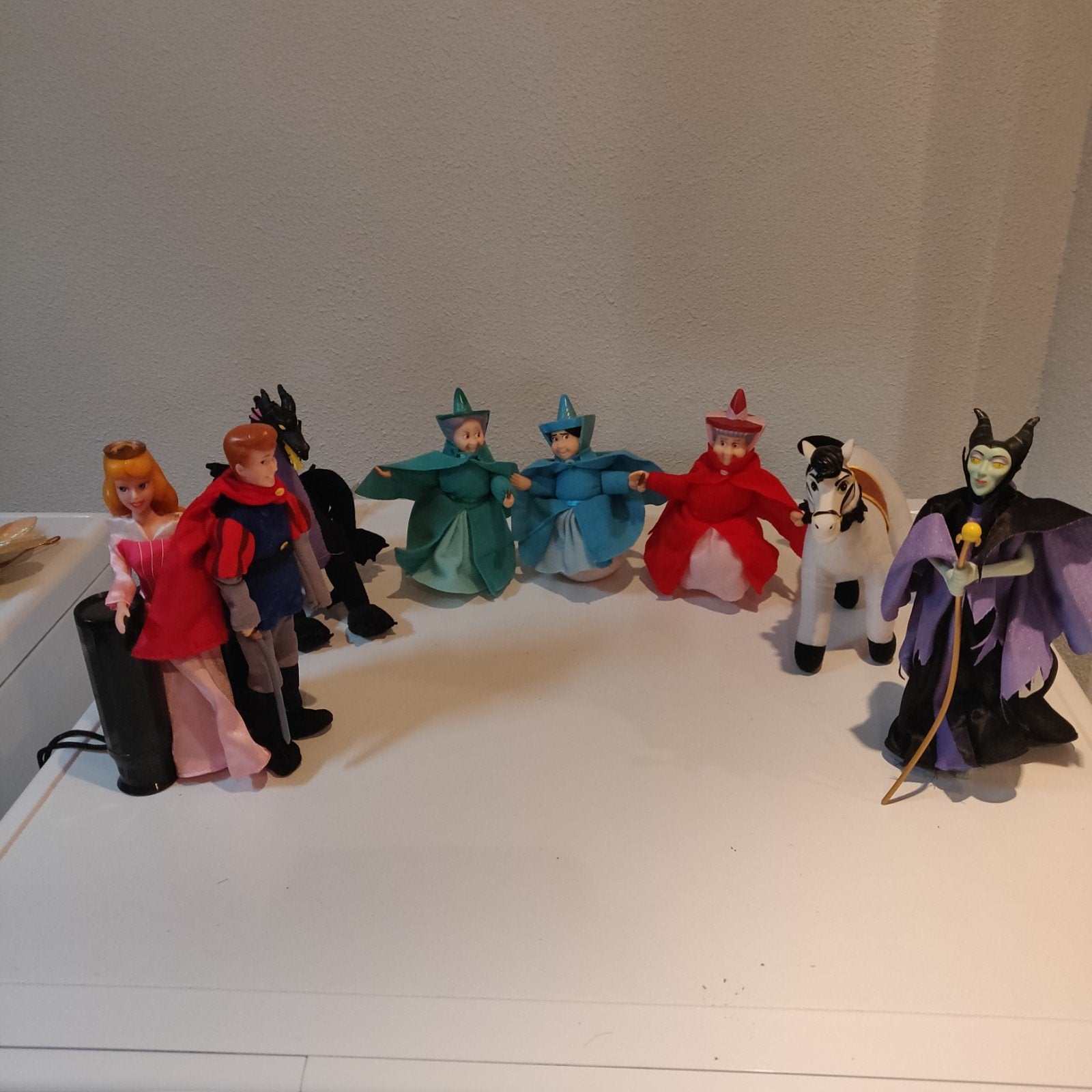 Disney figuren Doornroosje AH complete set, Ophalen of Verzenden, Zo goed als nieuw, Beeldje of Figuurtje