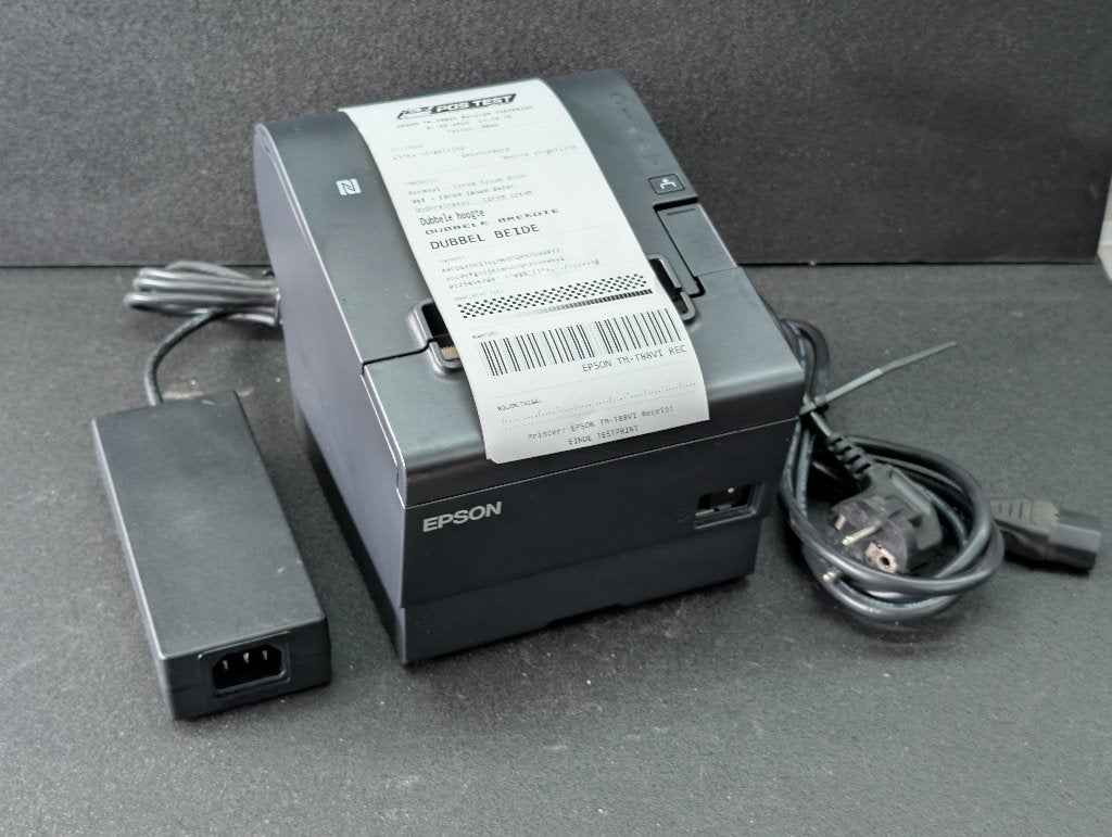 Epson TM-T88VII M371A Kassabonprinter POS RS232, Zwart-en-wit printen, Printer, Epson, Refurbished