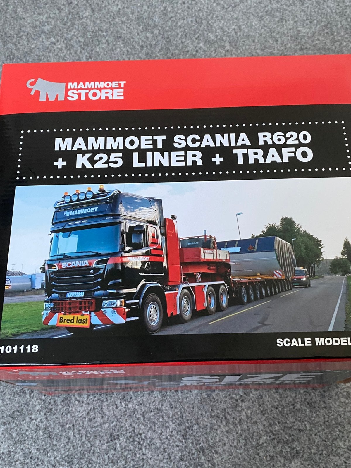 Mammoet Scania R620 + K25 Liner + trafo  IMC  1 :50, Ophalen, Zo goed als nieuw