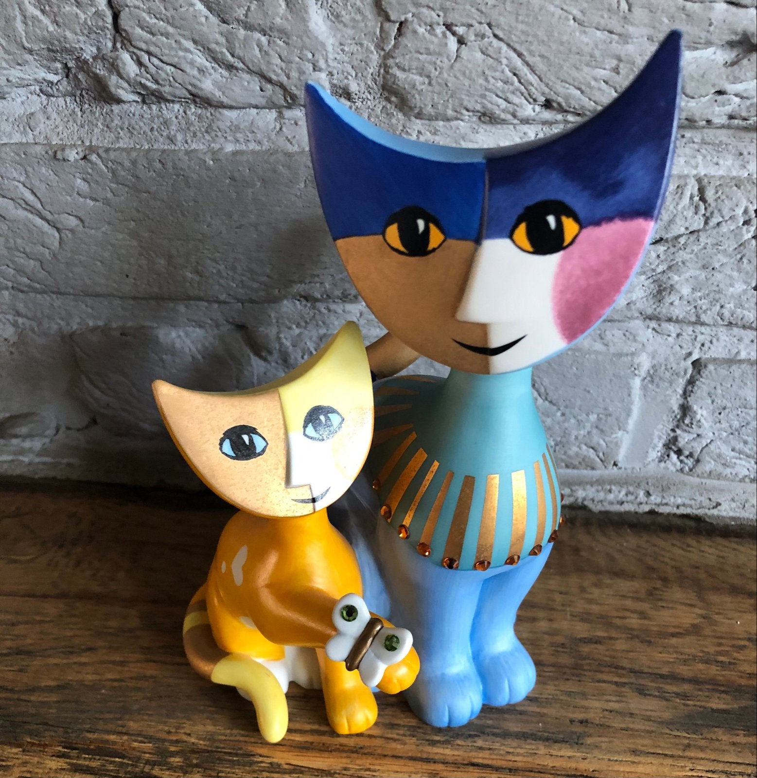 Wachtmeister Goebel Porseleinen Kattenbeeldje Tina & Tommaso, Verzamelen, Ophalen of Verzenden, Zo goed als nieuw