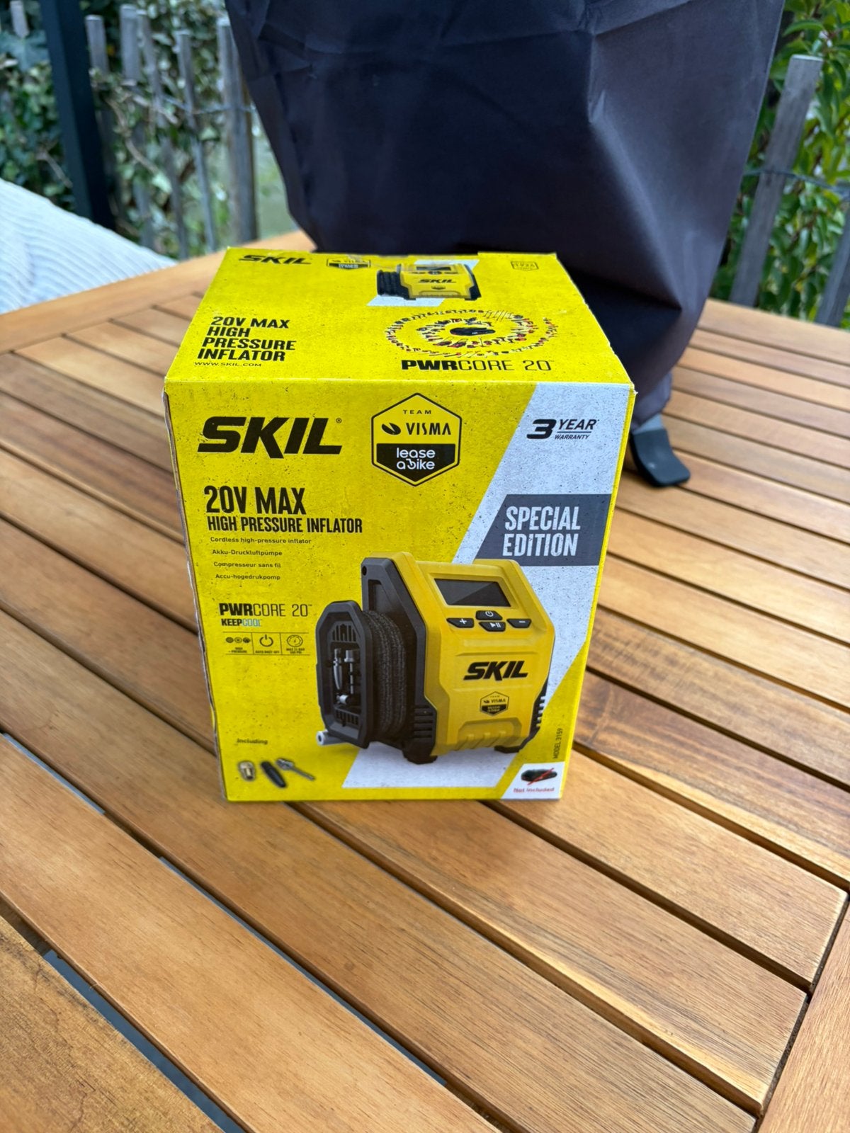 Skil PWRCore 20V Accucompressor 3159 VL TVL Edition 20 V, Tuin en Terras, Hogedrukreinigers, Ophalen of Verzenden, Nieuw, Accu