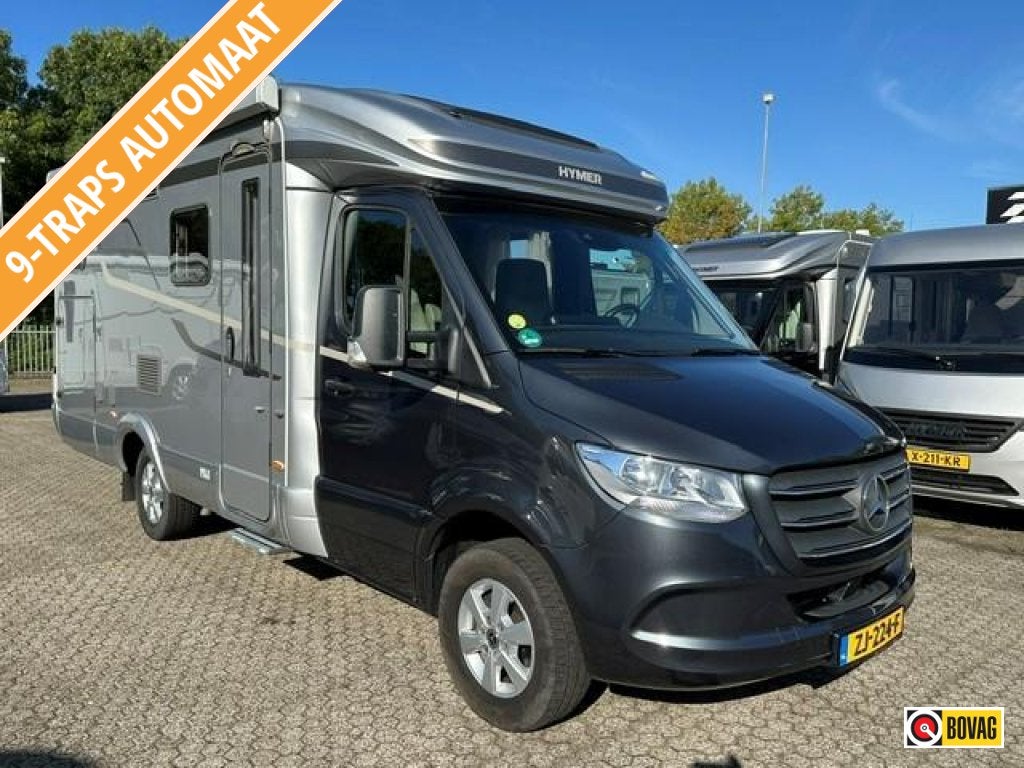 Hymer ML-T 580 2019-AUTOMAAT-LITHIUM-DAKAIRCO-NIEUWSTAAT!, Caravans en Kamperen, ABS, Ringverwarming, 6 tot 7 meter, Bedrijf