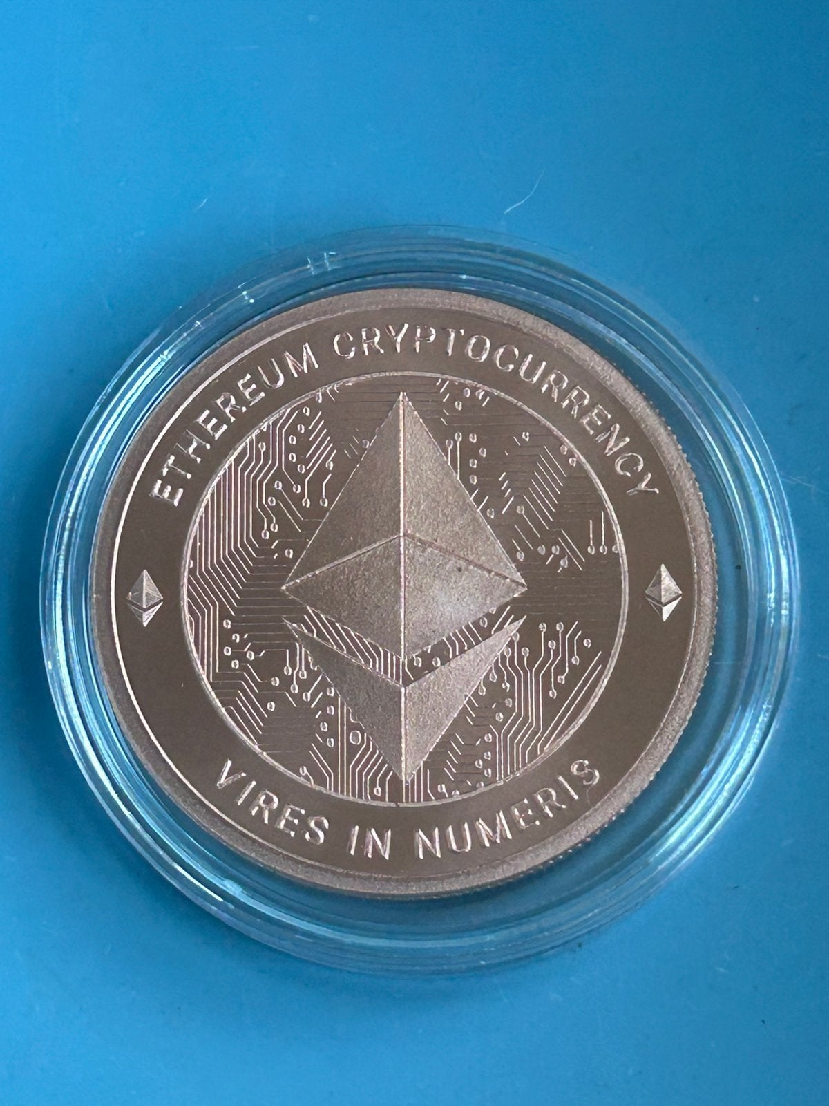 1 OZ koper in capsule. Ethereum, Verzenden, Koper