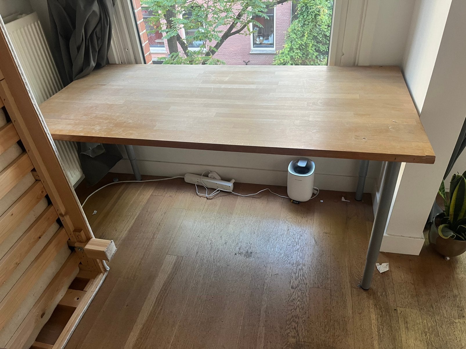 Houten bureau, Huis en Inrichting, Bureaus, Ophalen, Gebruikt
