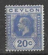 Ceylon Michel 197 ongebruikt, Postzegels en Munten, Postzegels | Azië, Zuid-Azië, Ophalen of Verzenden