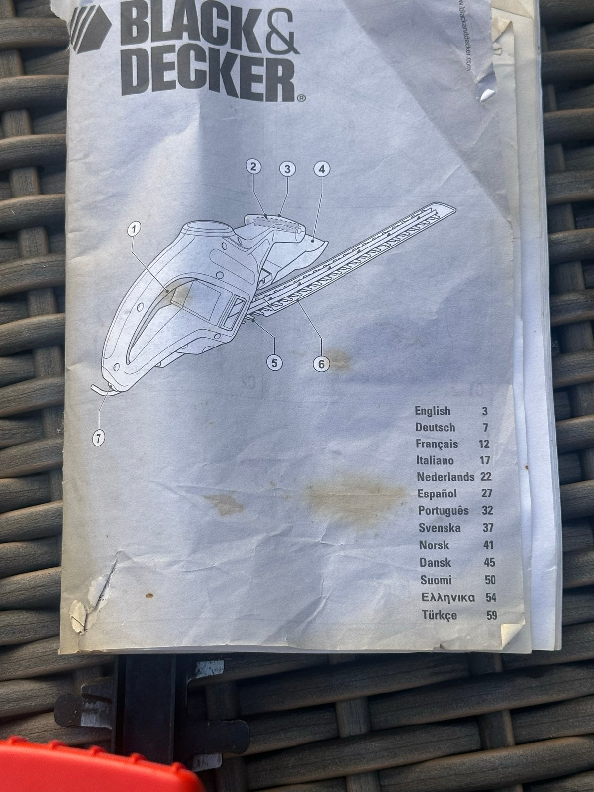 Black & Decker GT100K Heggenschaar 400W met gebruiksaanwijzi, Verzenden, Gebruikt, Elektrisch
