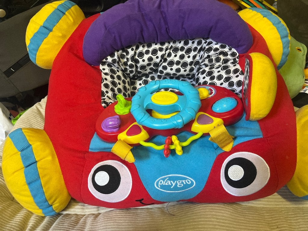 Play gro zit auto kussen, Kinderen en Baby's, Speelgoed | Babyspeelgoed, Ophalen, Gebruikt, Auto