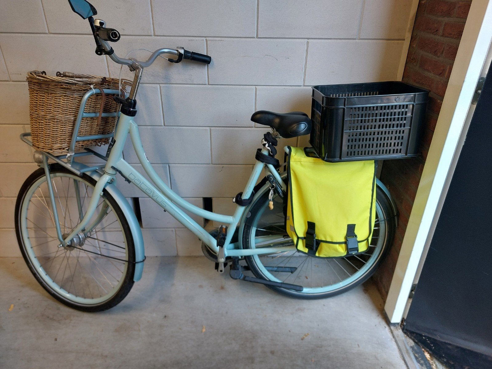 Batavus dames transportfiets., Fietsen en Brommers, Ophalen, Velgrem, Versnellingen, Batavus