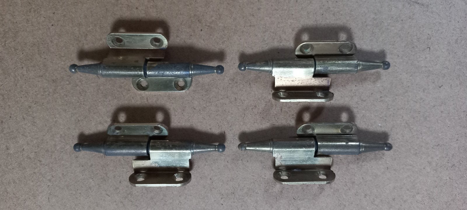 4 kast Scharnieren, Ophalen of Verzenden, Gebruikt, IJzer, Scharnier