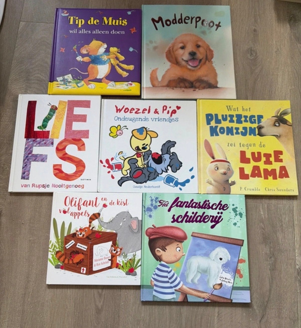 Kinderboeken: Tip de Muis, Woezel & Pip, Modderpoot e.a., Boeken, Kinderboeken | Kleuters, Fictie algemeen, Jongen of Meisje, Ophalen of Verzenden
