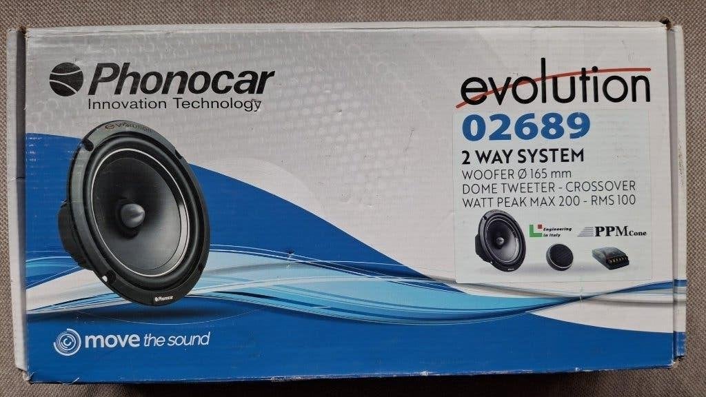 Phonocar Evolution serie 2-weg 16,5cm composet 200Watt, Phonocar, Ophalen of Verzenden, Via F.lli Cervi, 167/c 42124 Reggio Emilia (Italy)