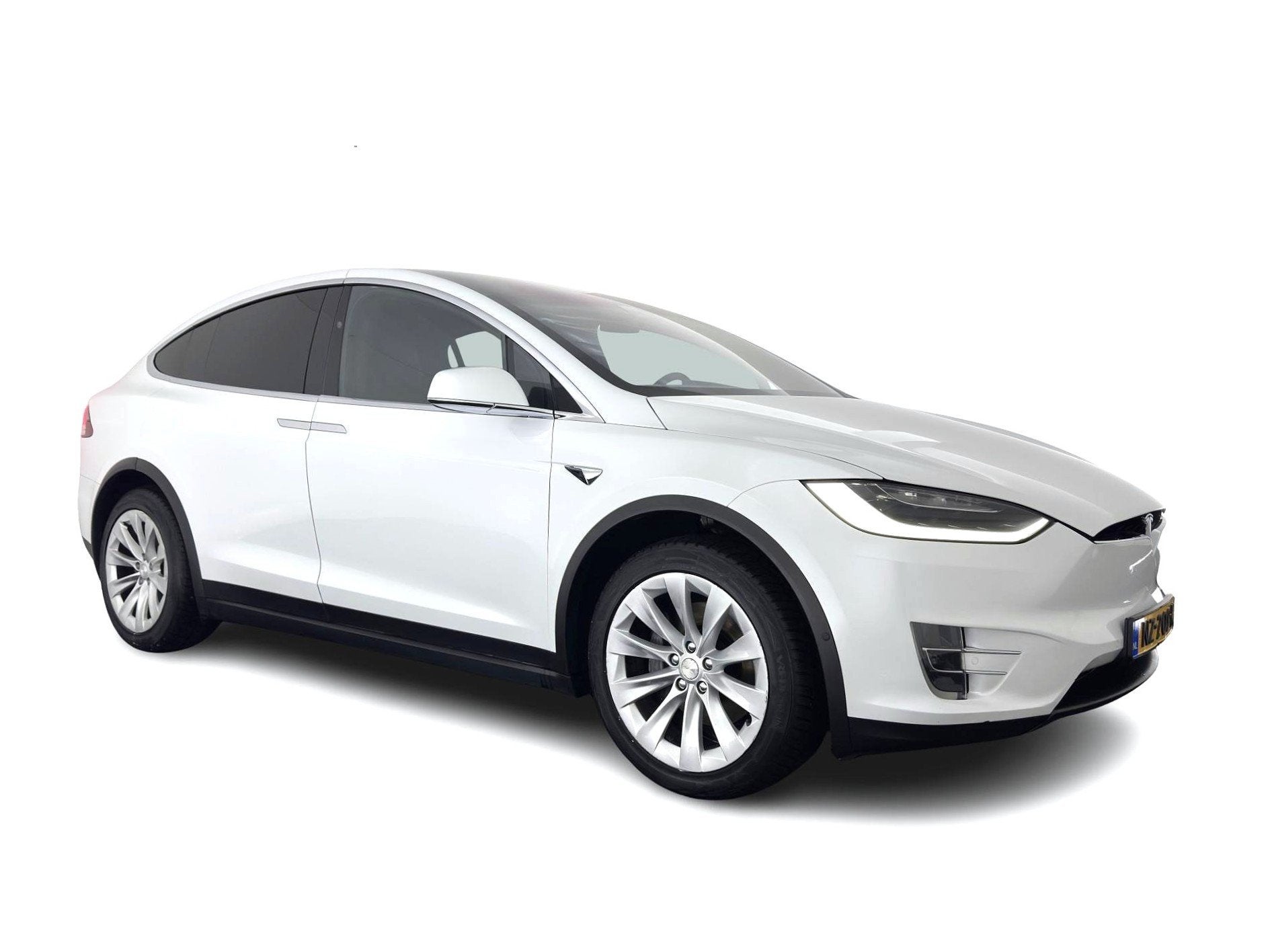 Tesla Model X 90D Base [3-Fase-17kW] {SoH-87%} (INCL-BTW) Au, Auto diversen, Automaat, Info@haverkamp.nl, Wit, Elektrisch