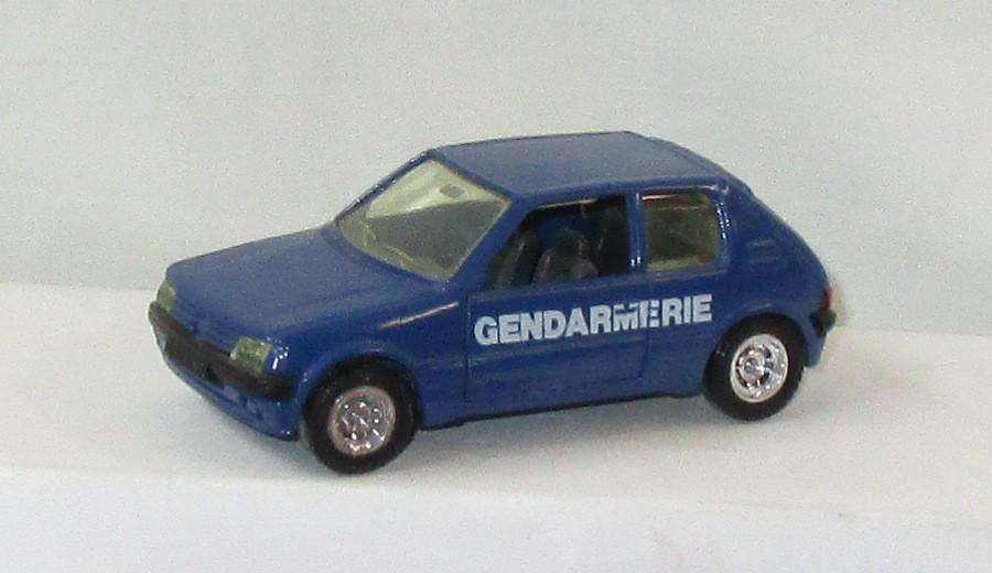 Peugeot 205 GTI Gendarmerie, Ophalen of Verzenden, Zo goed als nieuw, Auto, Solido