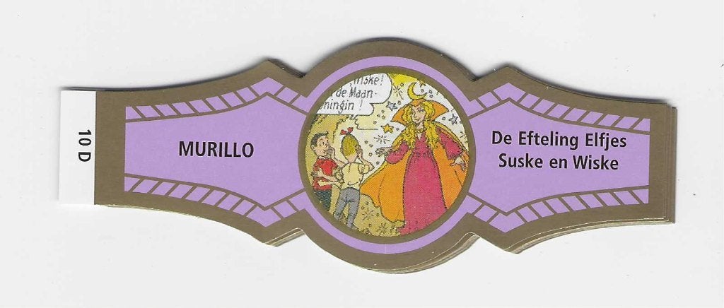reeks 2673  suske en wiske 1-10 sigarenbanden, Ophalen of Verzenden, Zo goed als nieuw, Sigarenbandjes