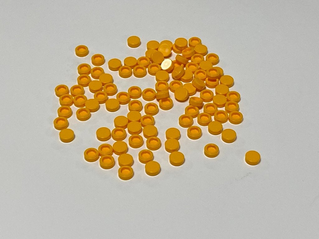 Partij 100x nieuwe 1x1 ronde Lego tegels (meerdere kleuren), Overige thema's, Lego, Nieuw, Ophalen of Verzenden
