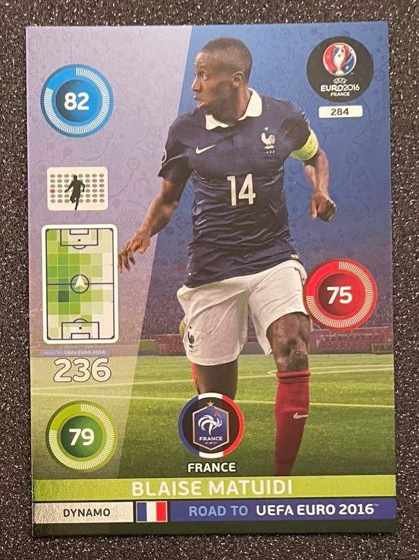 Panini EURO 2016    DYNAMO    BLAISE MATUIDI    FRANCE, Verzenden, Zo goed als nieuw, Sticker