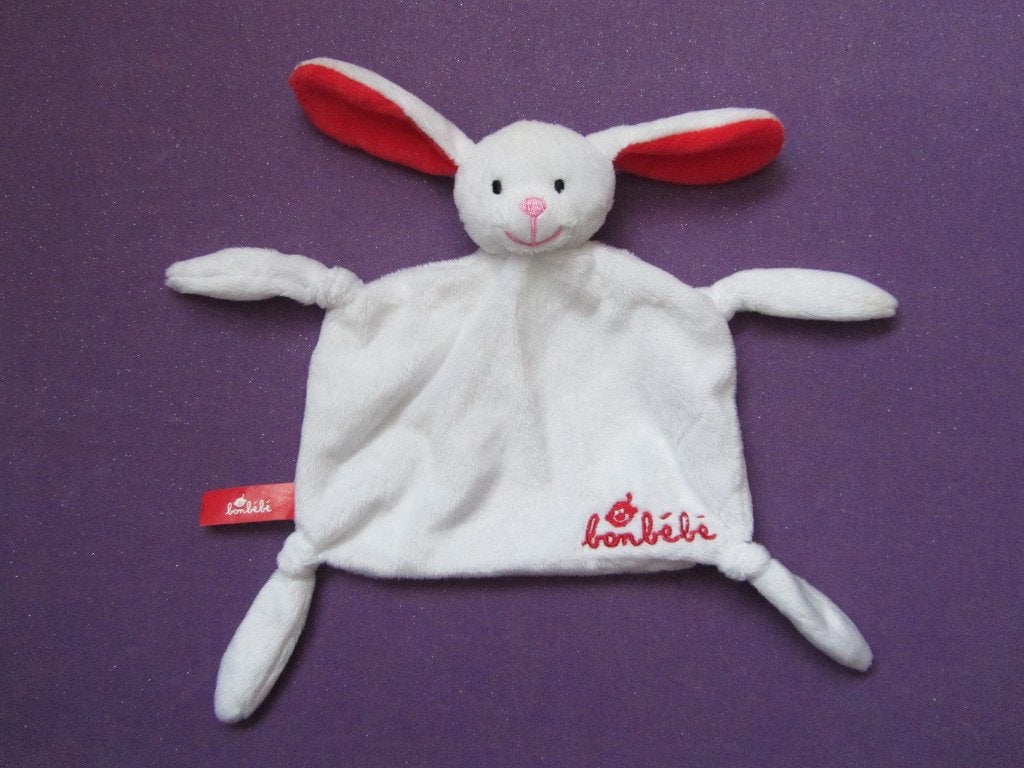 BONBEBE Knuffeldoekje KONIJN **Nieuw**, Overige merken, Overige karakters, Ophalen of Verzenden, Met label