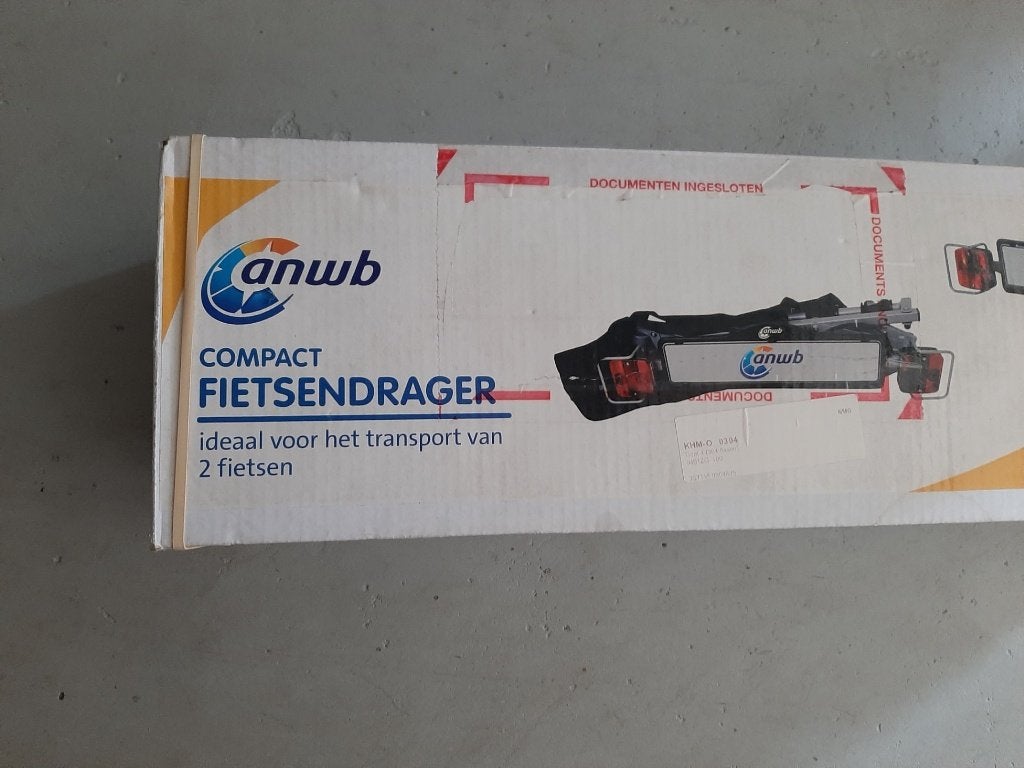 ANWB Fietsendrager, Compact. Voor 2 fietsen., Auto diversen, Fietsendragers, Ophalen, 2 fietsen, Zo goed als nieuw, Trekhaakdrager