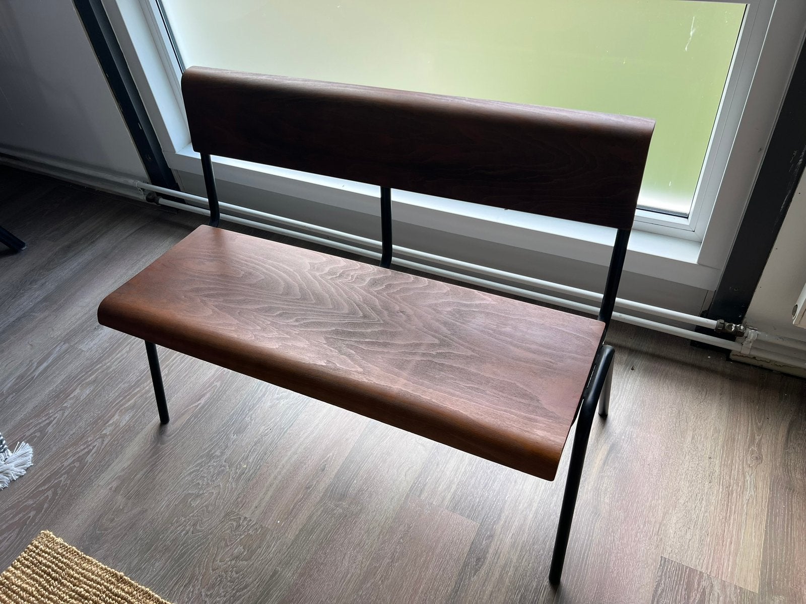 Vintage schoolbank, Ophalen, Zo goed als nieuw, Eenpersoons, Minder dan 150 cm
