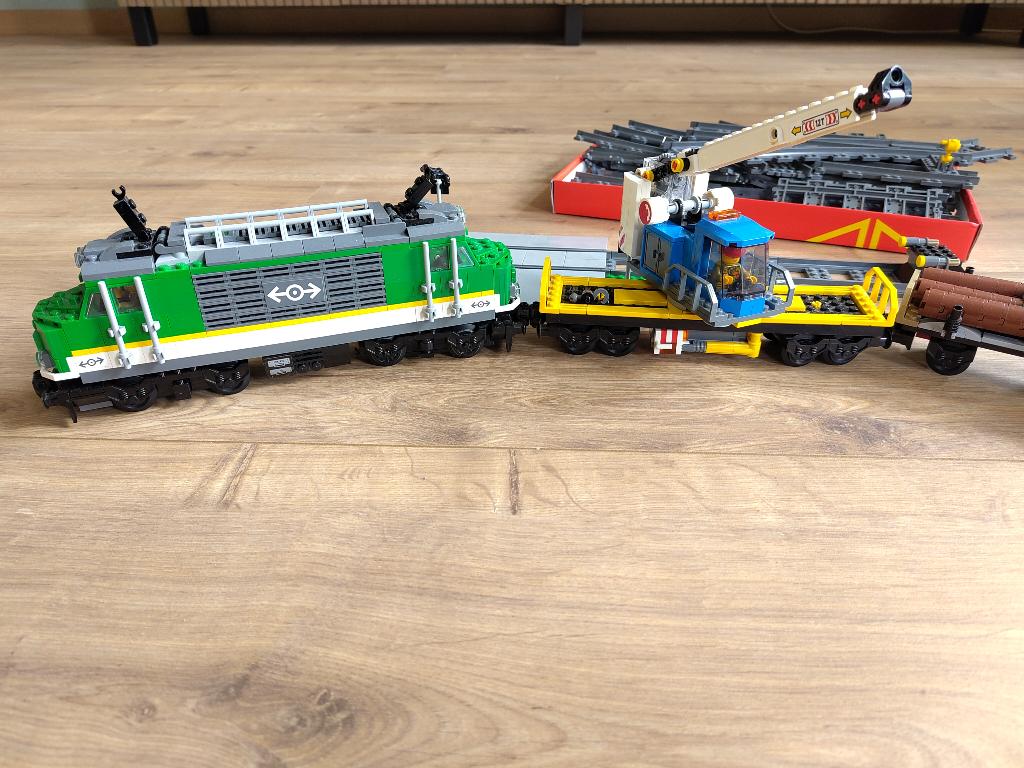 Lego City vrachttrein 60198, City, Lego, Ophalen of Verzenden, Zo goed als nieuw