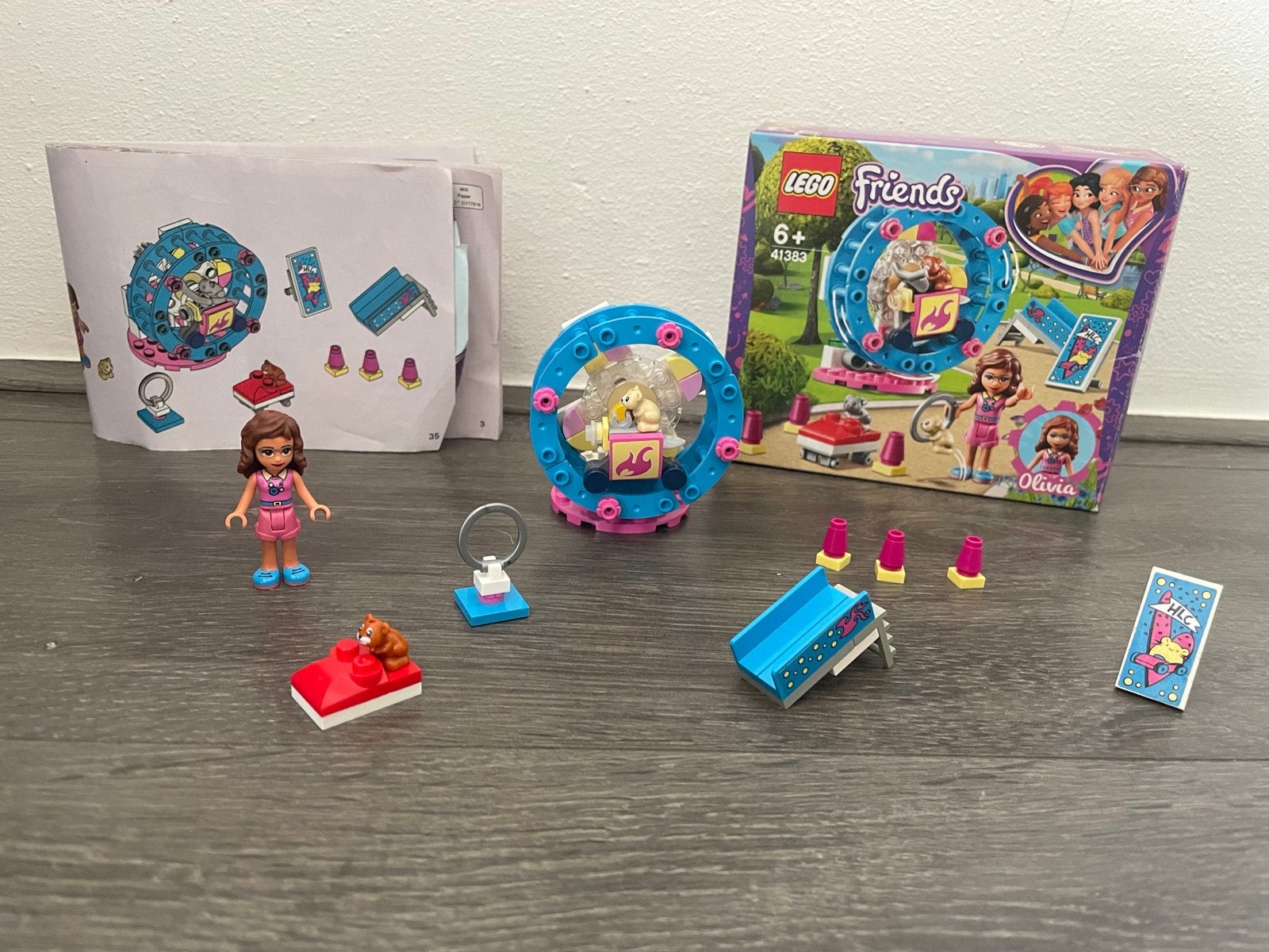 Lego Friends 41383 Olivia's Hamster Speeltuin, Gebruikt, Lego, Friends, Ophalen of Verzenden