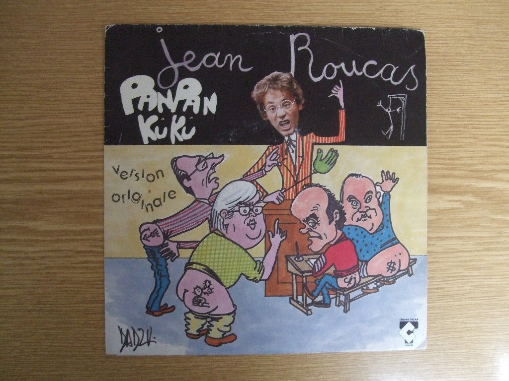 JEAN ROUCAS     PAN PAN KU KU / EUROVISION, Cd's en Dvd's, Vinyl Singles, 7 inch, Ophalen of Verzenden, Zo goed als nieuw, Pop