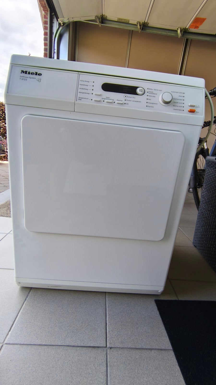 Miele T8723 Luchtafvoer Wasdroger - Volledig Werkend, Ophalen, 6 tot 8 kg, Gebruikt, Luchtafvoer